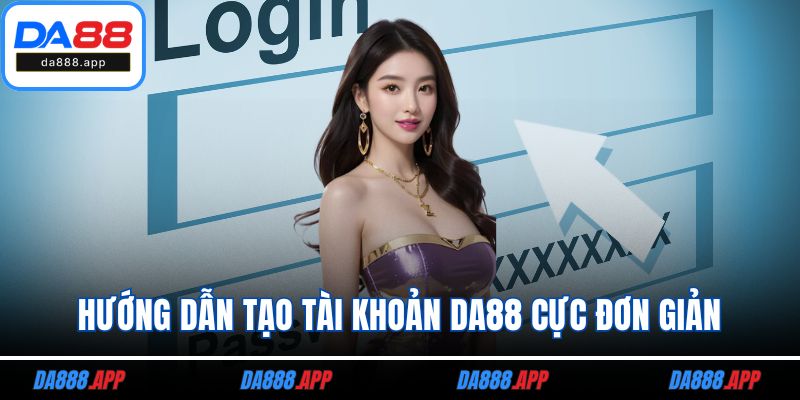 Hướng dẫn tạo tài khoản DA88 cực đơn giản